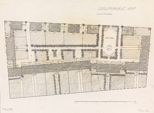 Utkast til et boligområde, situasjonsplan