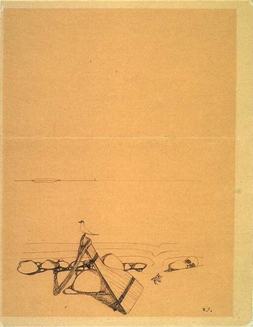 Illustrasjon til Walt Whitman, "Sangen om meg selv", Oslo 1947