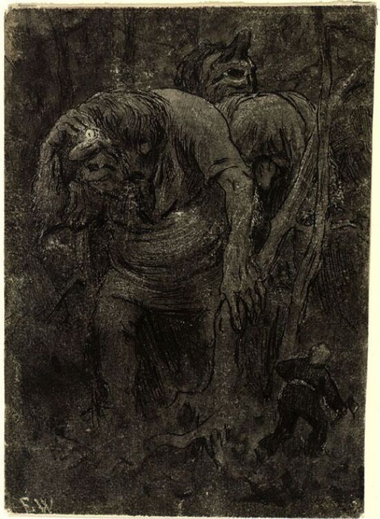 Trollene hadde bare ett øye sammen alle tre, og det skiftes de på å bruke