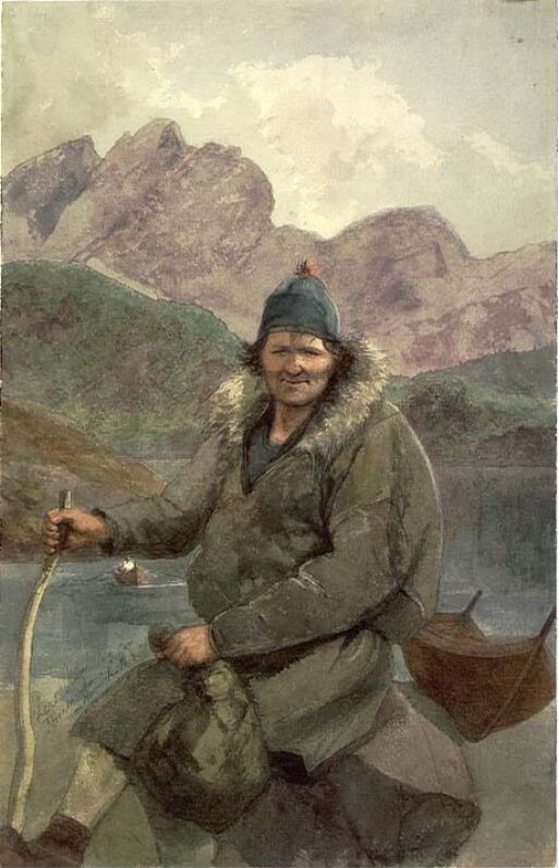 Sjøsamen Lars Olsen, Hamnvik