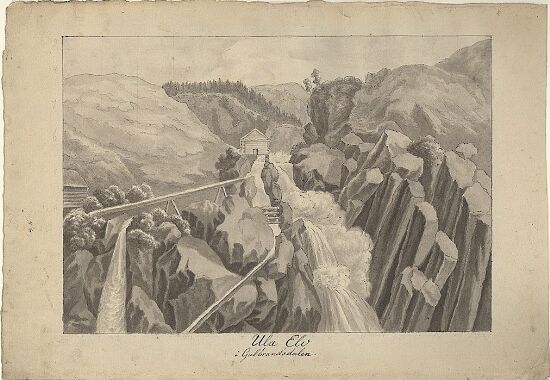 Ulaelven ved Sel i Gudbrandsdalen