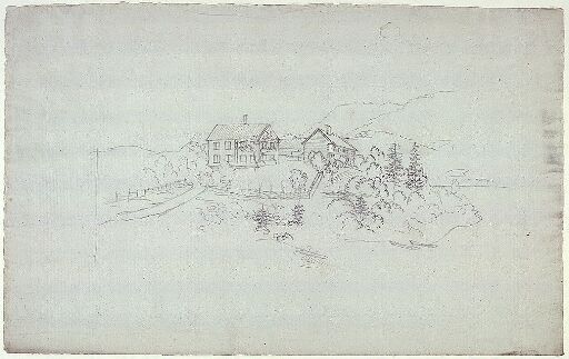 Landskap med gård