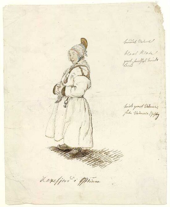 Draktstudie fra Laksefjord