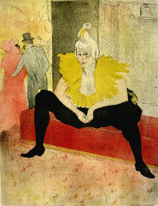 Mademoiselle Cha-u-Kao, The Seated Clowness