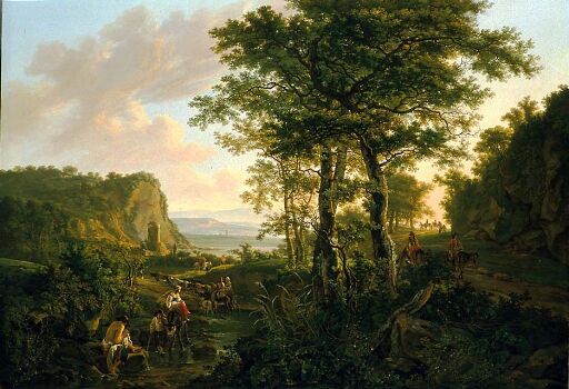 Copy of an Italian Landscape by Jan Both