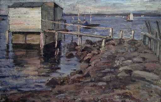 Bathing Hut at the Beach