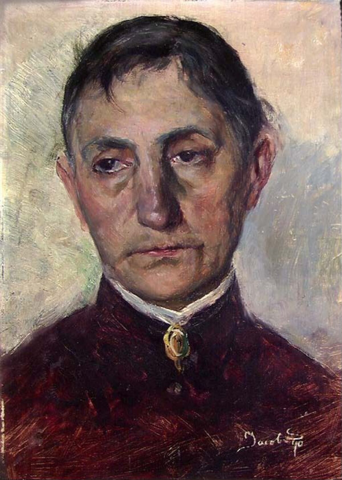 Jacob Kielland S mme Portrait Of Johanne Kielland S mme The Artist s 