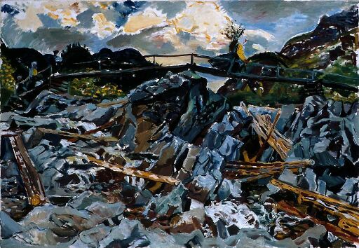 Woman on a Bridge
