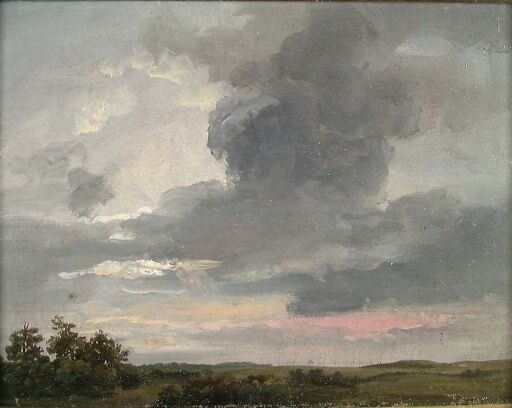 Cloud Study over flat Landscape