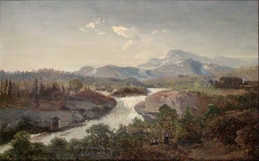 Landscape with a Waterfall