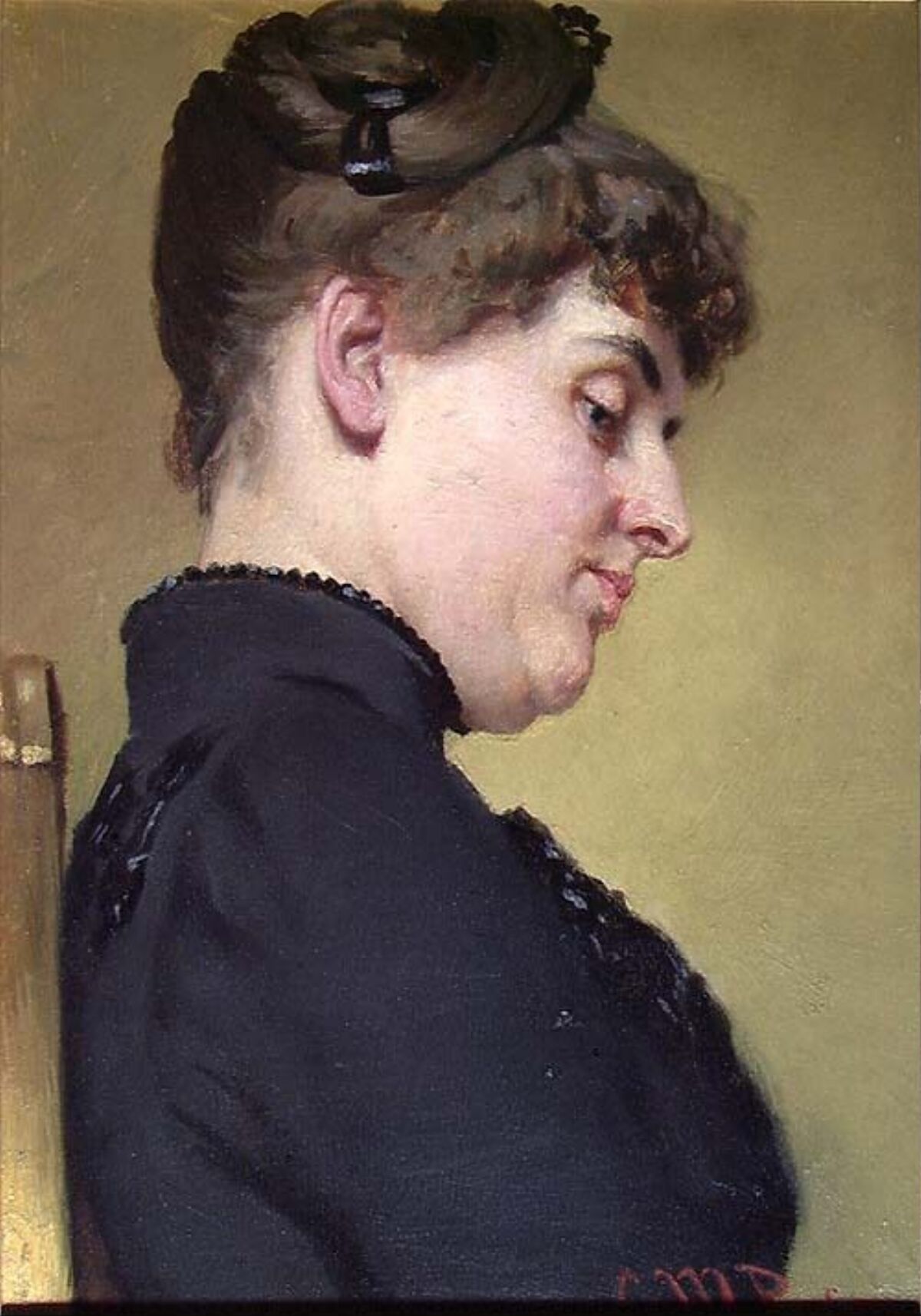 Christian Meyer Ross, Portrait of a Lady – Nasjonalmuseet – Collection