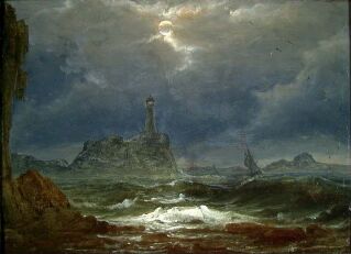 Peder Balke, Stetind med bjørk – Nasjonalmuseet – Collection