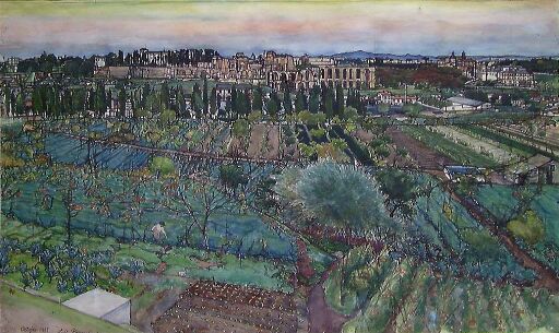 View towards the Palatine in Rome