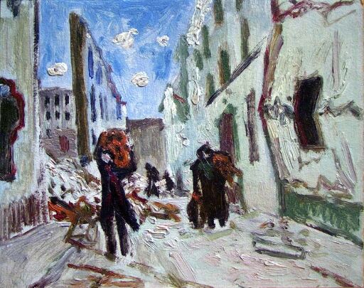 Four sketches from Spain: 2. Killed Street, Madrid