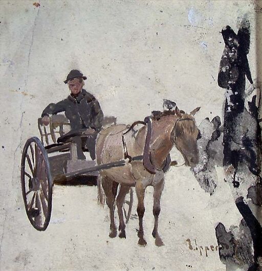 Man with Horse and Cart