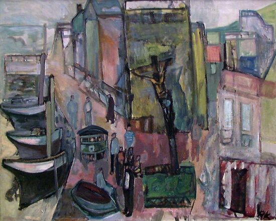 Fiskerby i Vest-Frankrike