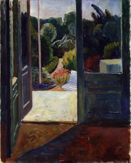 Utsikt fra verandaen