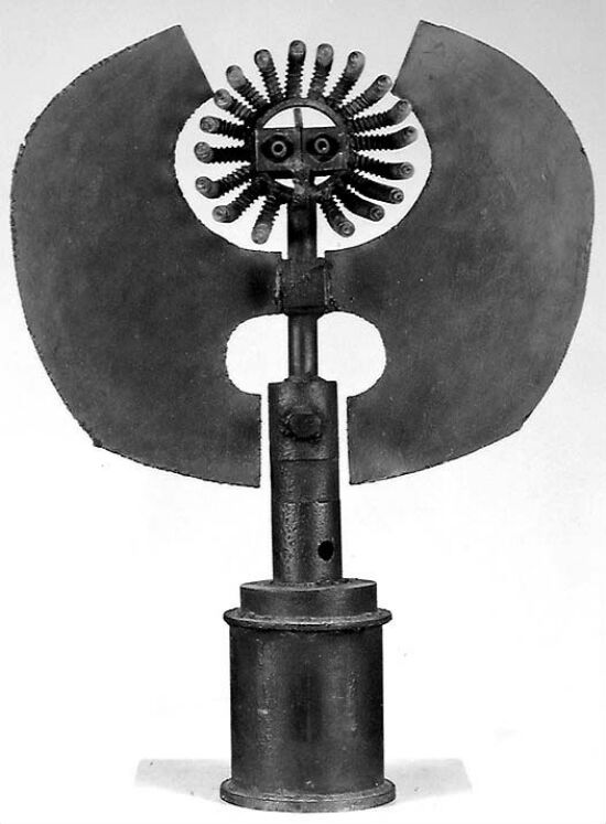 Komposisjon med abstrahert hode