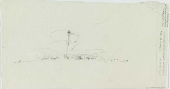 30303. Utkast til Evangelisk-luthersk kirke i moderne boligkvarter