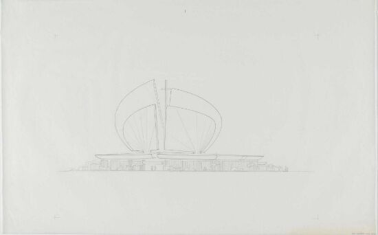 30303. Utkast til Evangelisk-luthersk kirke i moderne boligkvarter