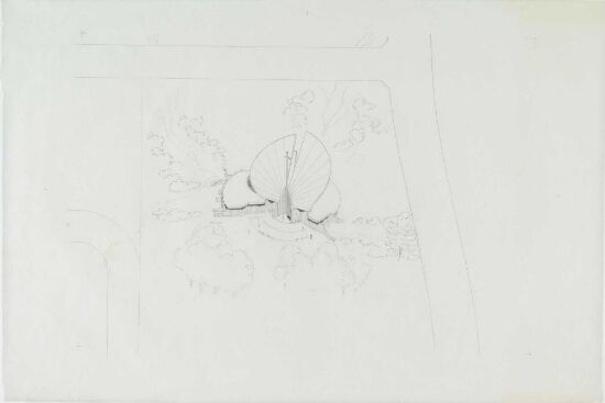 30303. Utkast til Evangelisk-luthersk kirke i moderne boligkvarter