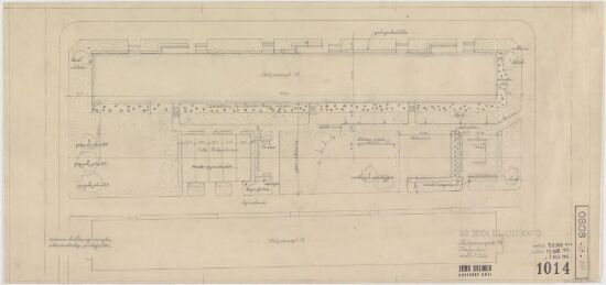 Utkast til Boligblokk for OBOS, hageplan