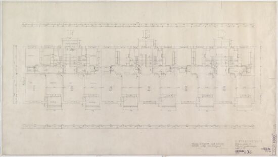 Boligblokk for OBOS, plan av typisk etasje
