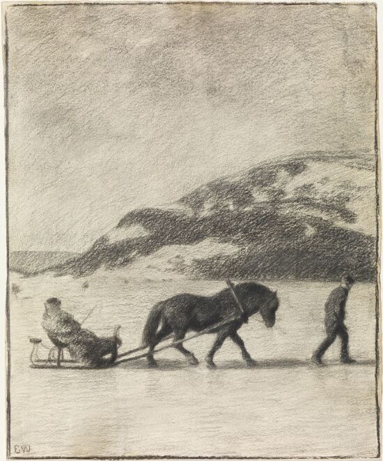 Variant av illustrasjon til Jonas Lie "Familien på Gilje", København 1903 [-1904]