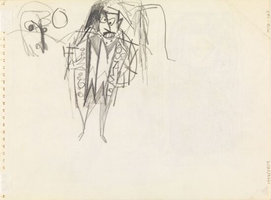 Hode; stående kvinne