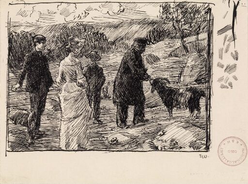 Illustrasjon til Jonas Lie "Familien på Gilje", København 1903 [-1904]