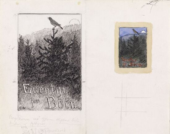 Bird in the Top of a Spruce tree