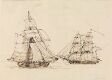 Two sailing ships