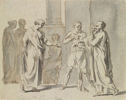 Scene from a comedy by Terence