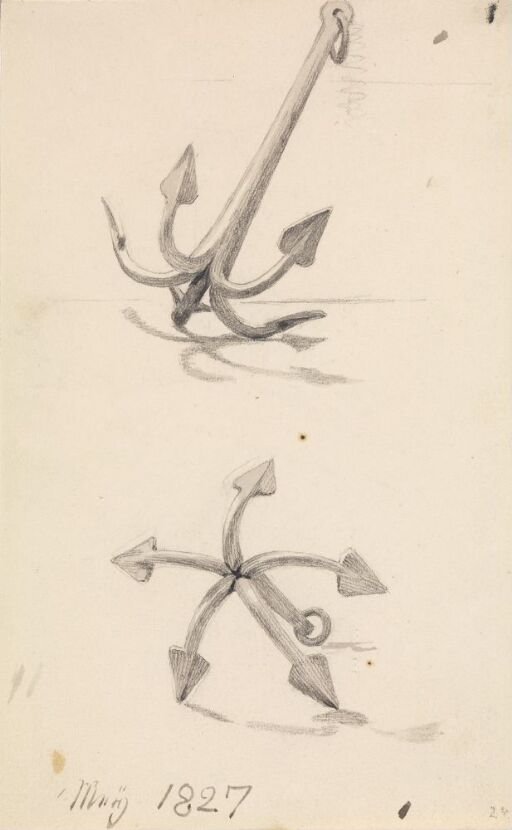 To studier av et anker