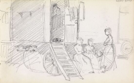 Figurscene ved husvogn