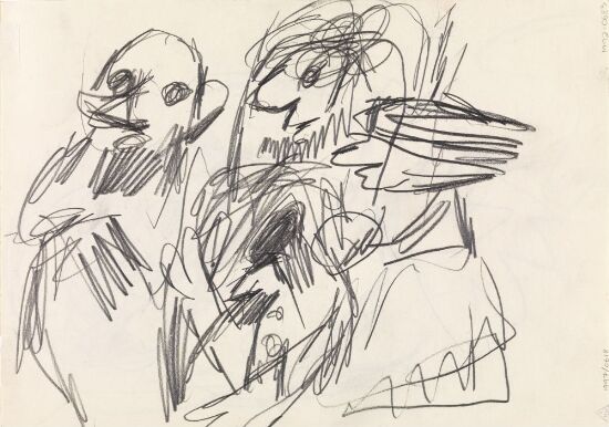 Tre figurer i samtale