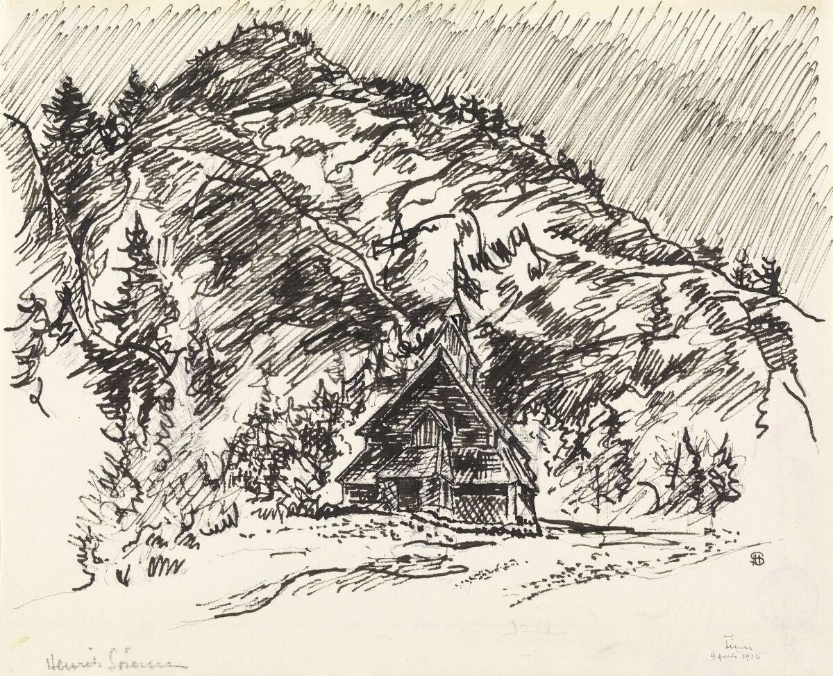 Henrik Sørensen, Et stykke borte i åsen, hvor han aldri hadde sett ...