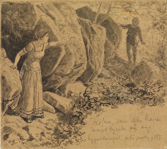 "Å gud hjelpe deg, hvordan er du kommet her da?"