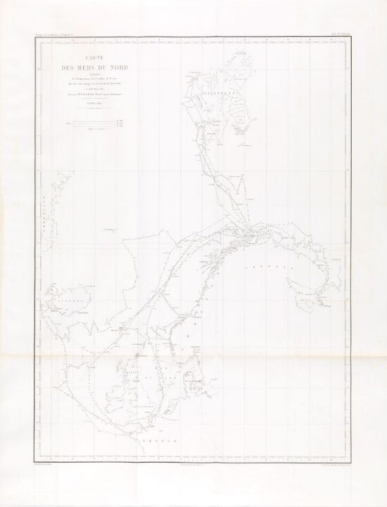 Kart over havet i nord