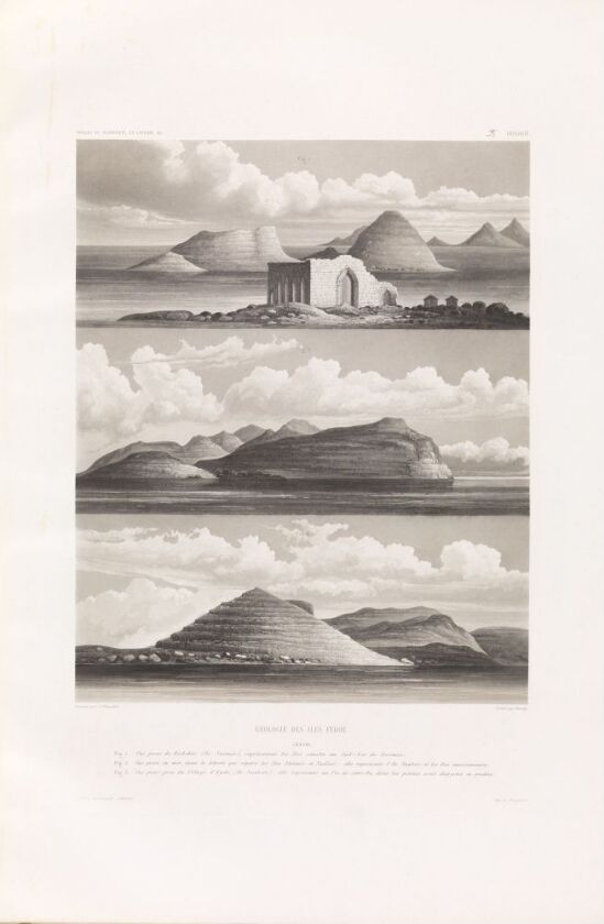 Vues géologiques des iles Féröe