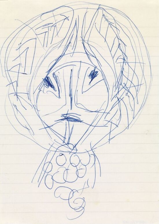 Kvinne med hodeplagg