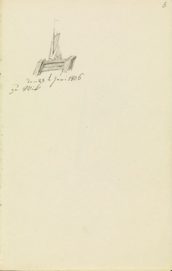 Seilstudie sett fra båten