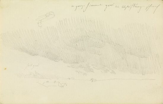 Skystudie med hus i forgrunnen