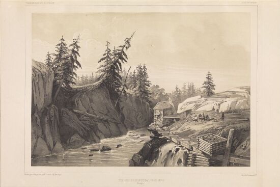 Braastad sagbruk ved Lunner