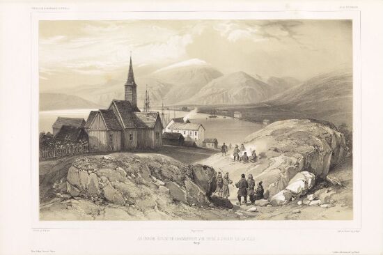 Den gamle kirken i Hammerfest sett fra vest