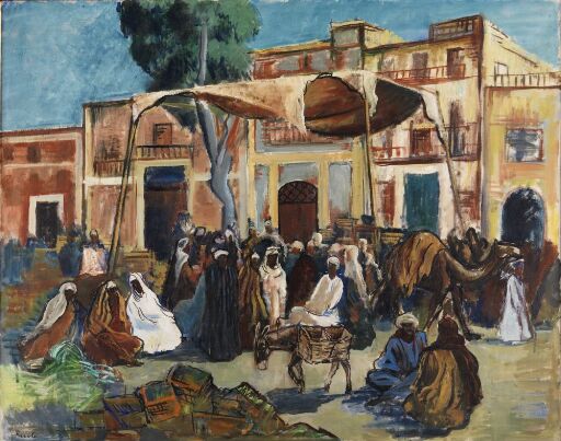 Marketscene in Cairo