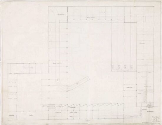 Mosseutstillingen, plan av 1. etasje