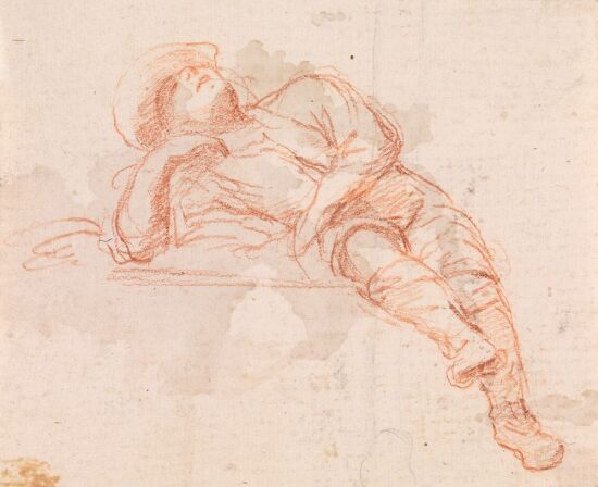 Reclining boy