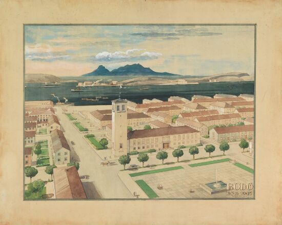 Brente Steders Regulerings plan for gjenreising av Bodø