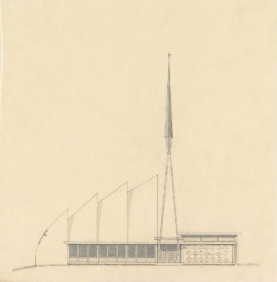 Utkast til kirke i Harstad